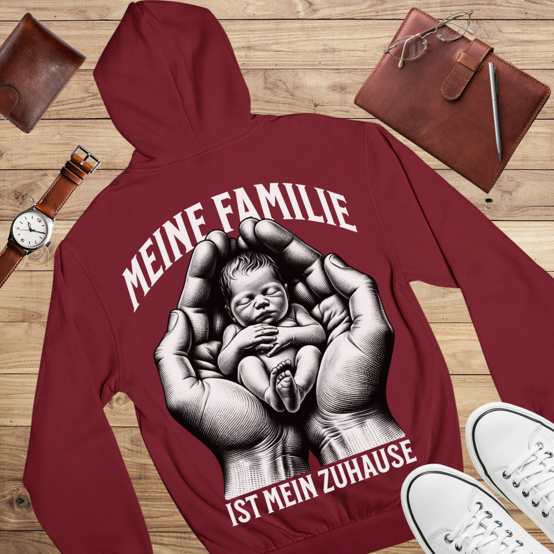 Meine Familie - Bio Hoodie