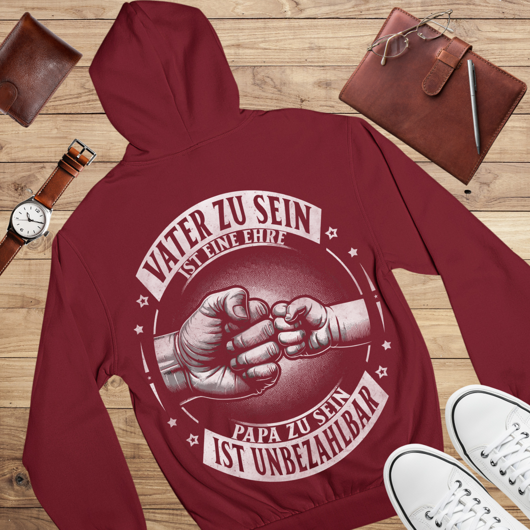 Vater zu sein ist eine Ehre - Bio Hoodie