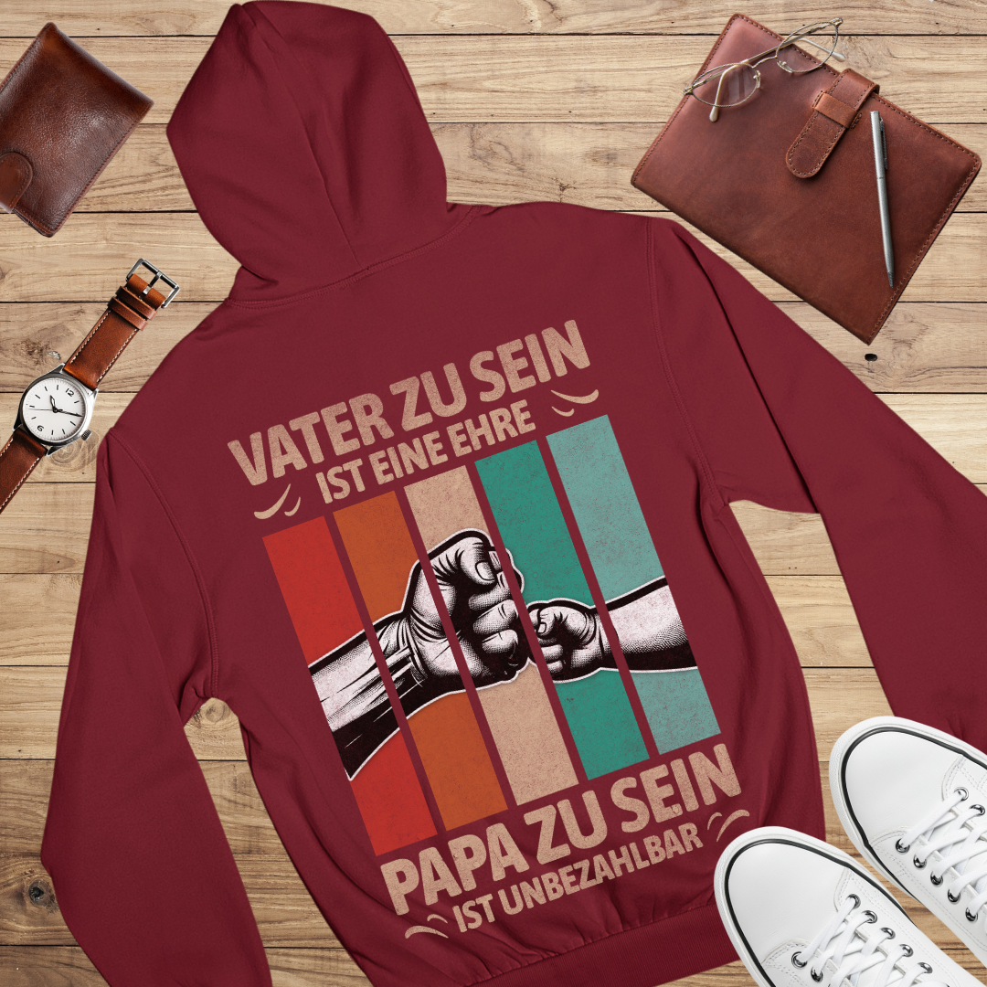 Vater zu sein ist eine Ehre II - Bio Hoodie