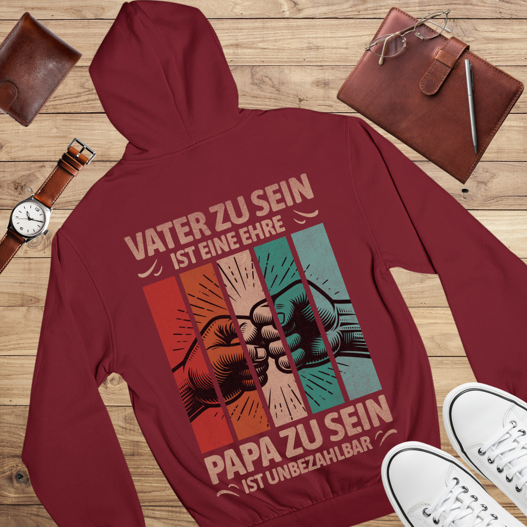 Vater zu sein ist eine Ehre III - Bio Hoodie