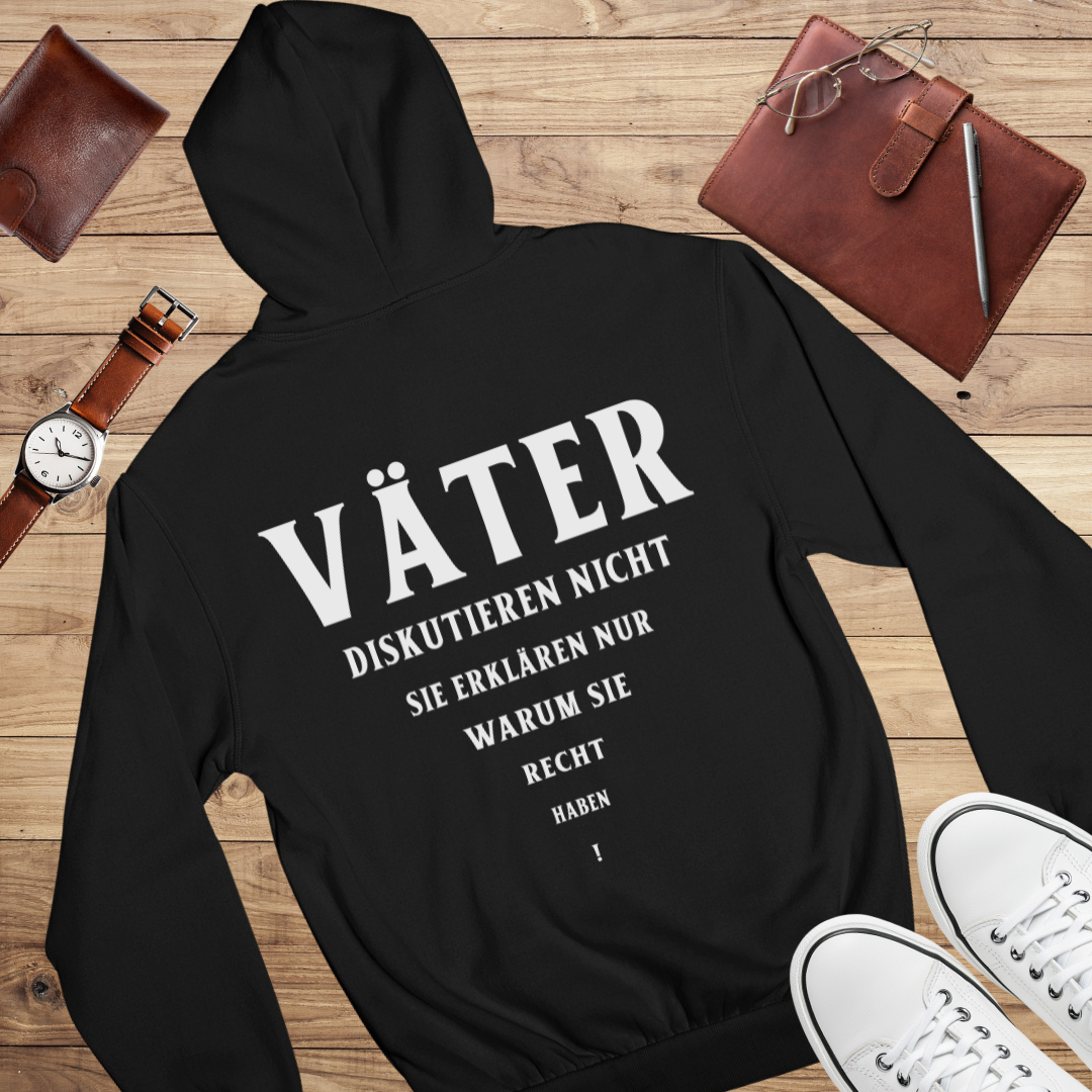 Väter diskutieren nicht II - Bio Hoodie