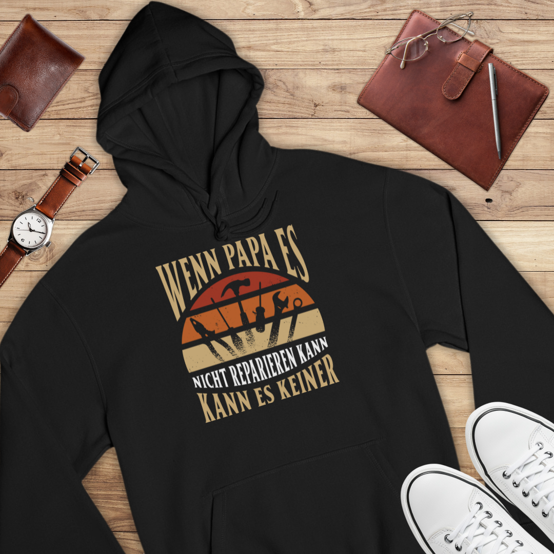 Wenn Papa es nicht reparieren kann - Bio Hoodie