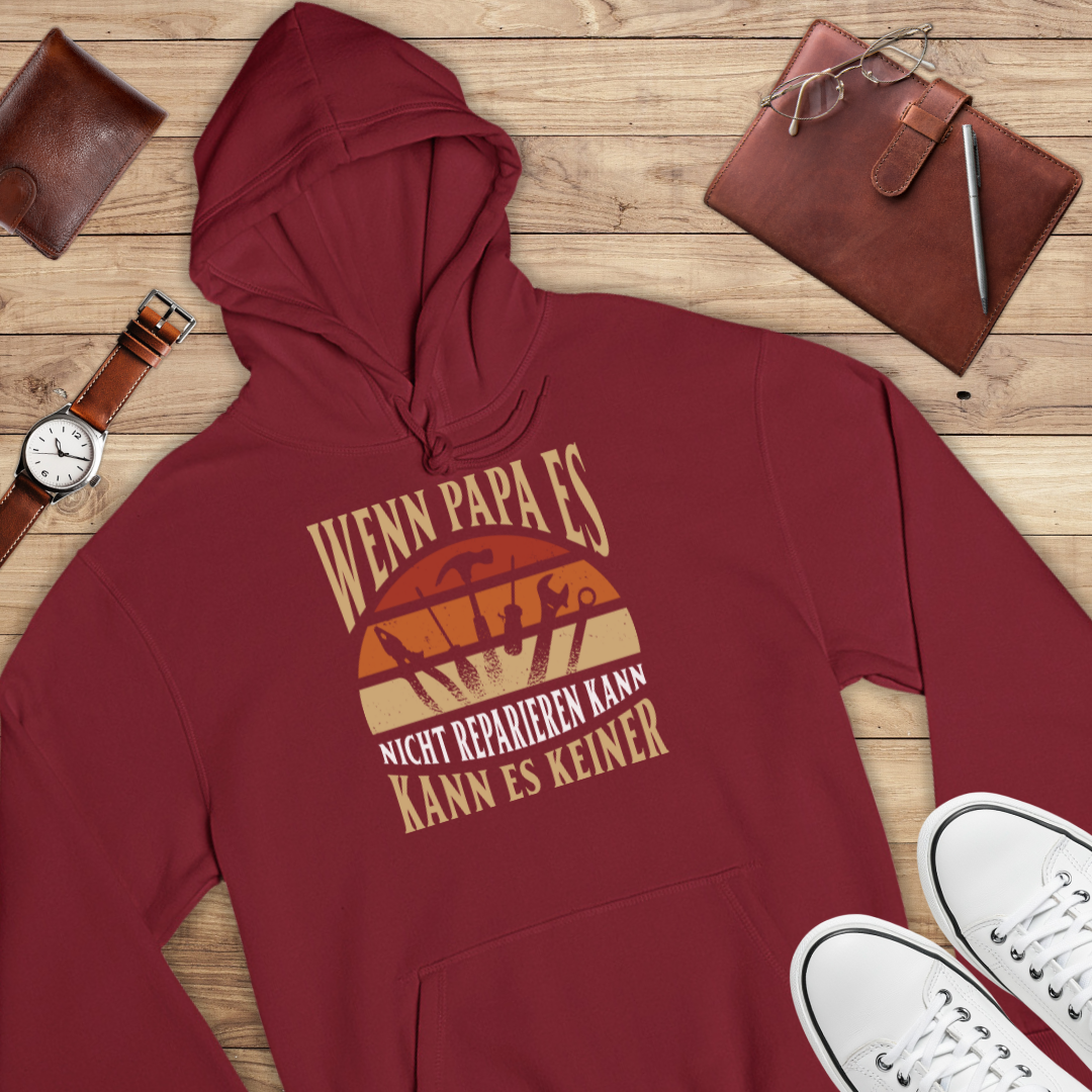 Wenn Papa es nicht reparieren kann - Bio Hoodie