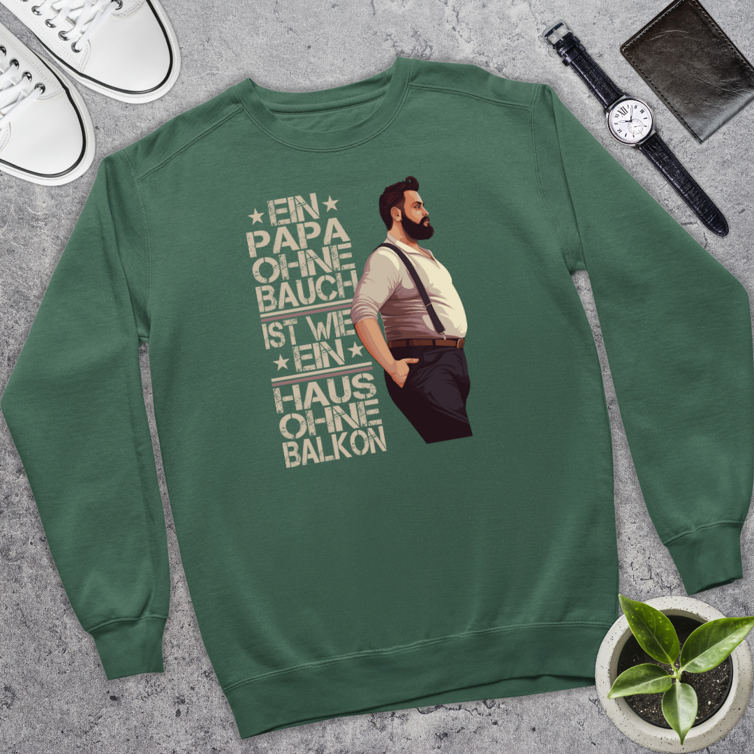Ein Papa ohne Bauch - Bio Pullover