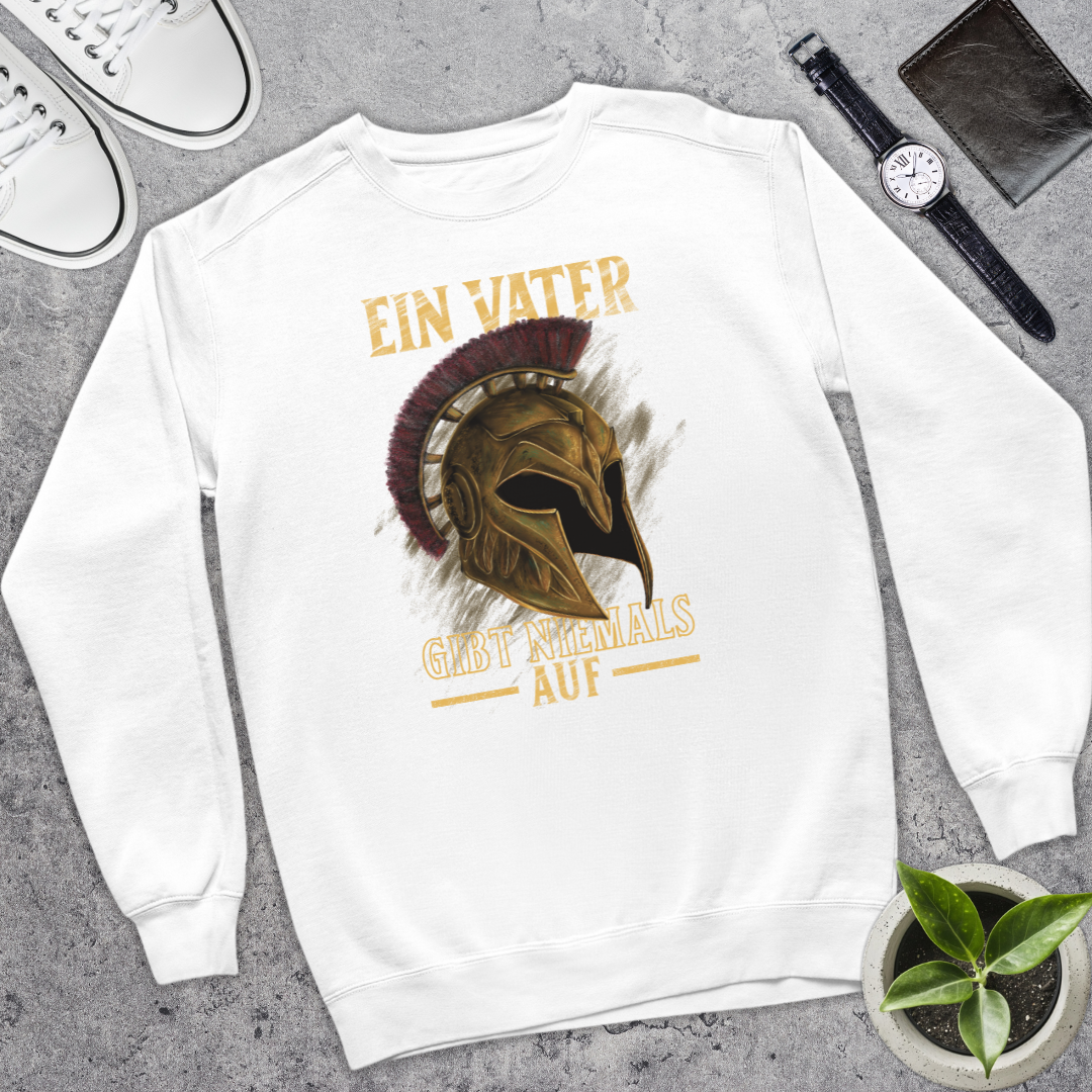 Ein Vater gibt niemals auf - Bio Pullover