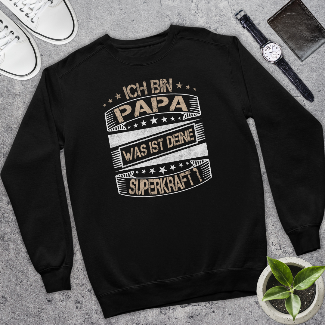 Ich bin Papa - Bio Pullover