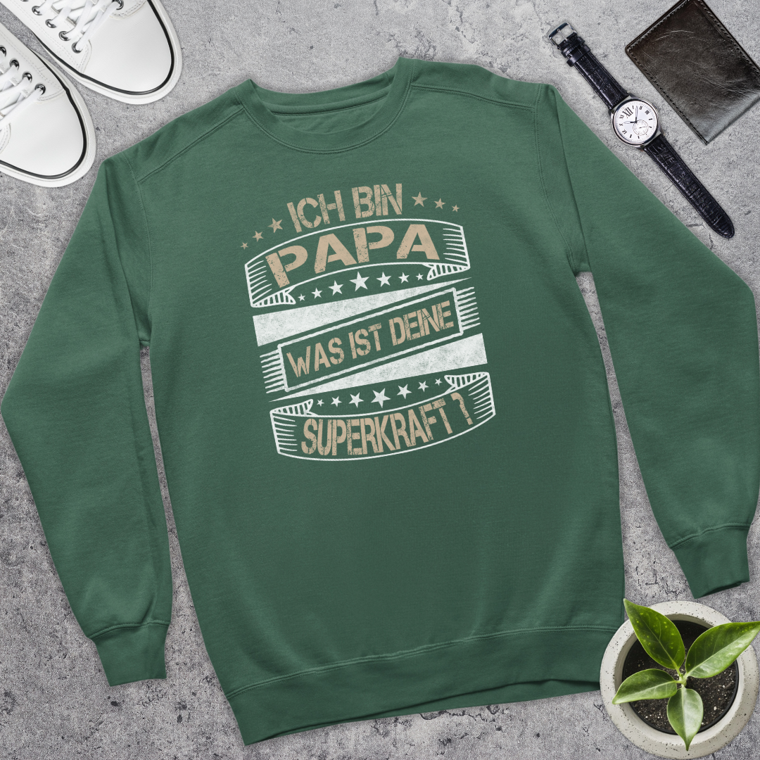 Ich bin Papa - Bio Pullover