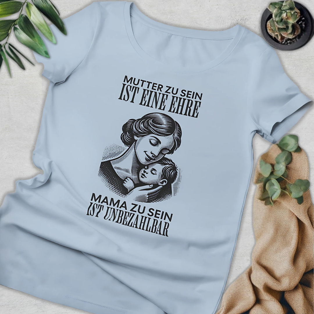 Mutter zu sein ist eine Ehre - Bio T-Shirt