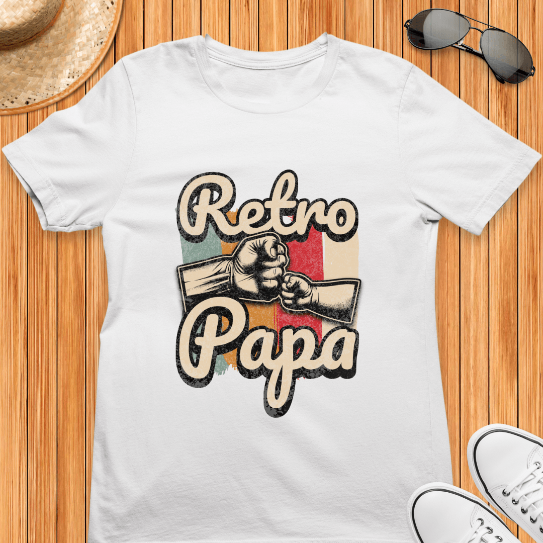 Retro Papa - Bio T-shirt