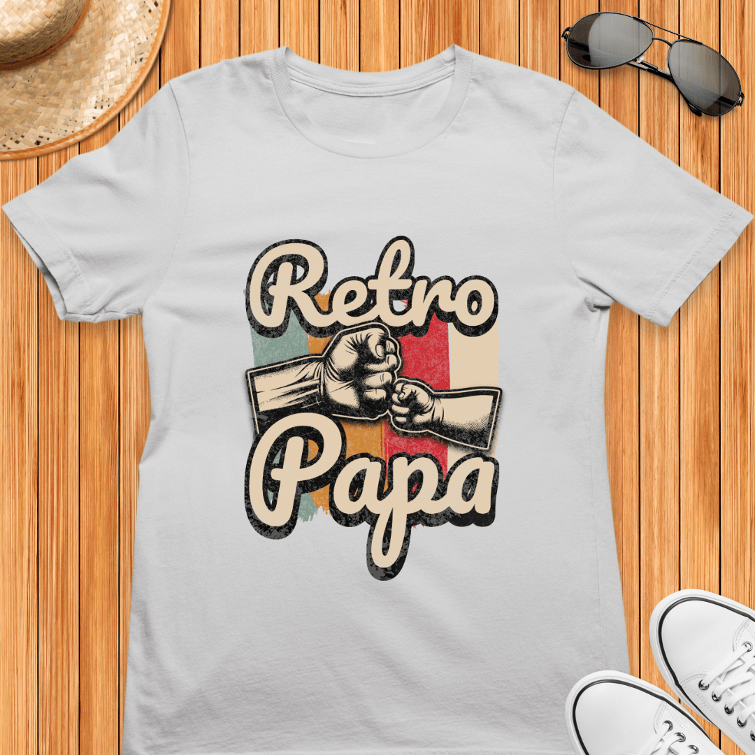 Retro Papa - Bio T-shirt