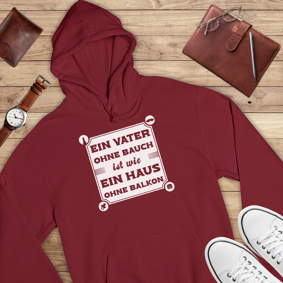 Ein Vater ohne Bauch - Bio Hoodie