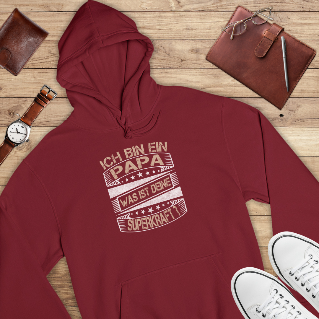 Ich bin ein Papa - Bio Hoodie