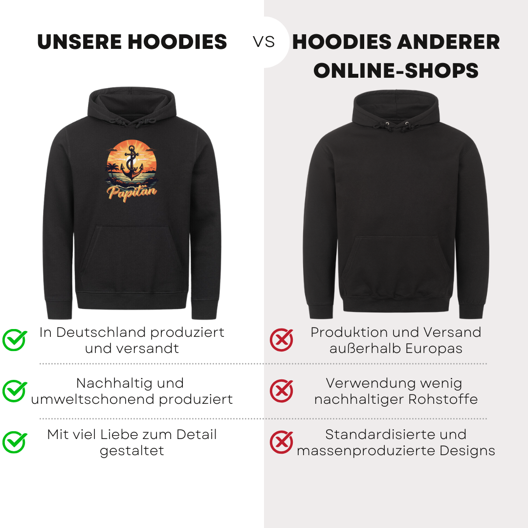Papitän - Bio Hoodie