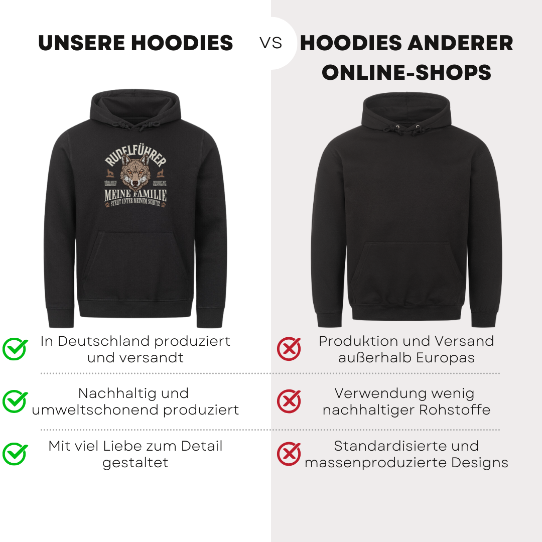 Rudelführer - Bio Hoodie