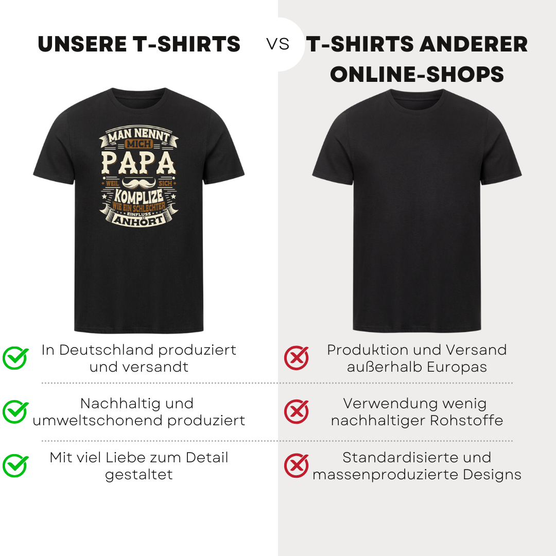 Man nennt mich Papa - Bio T-Shirt