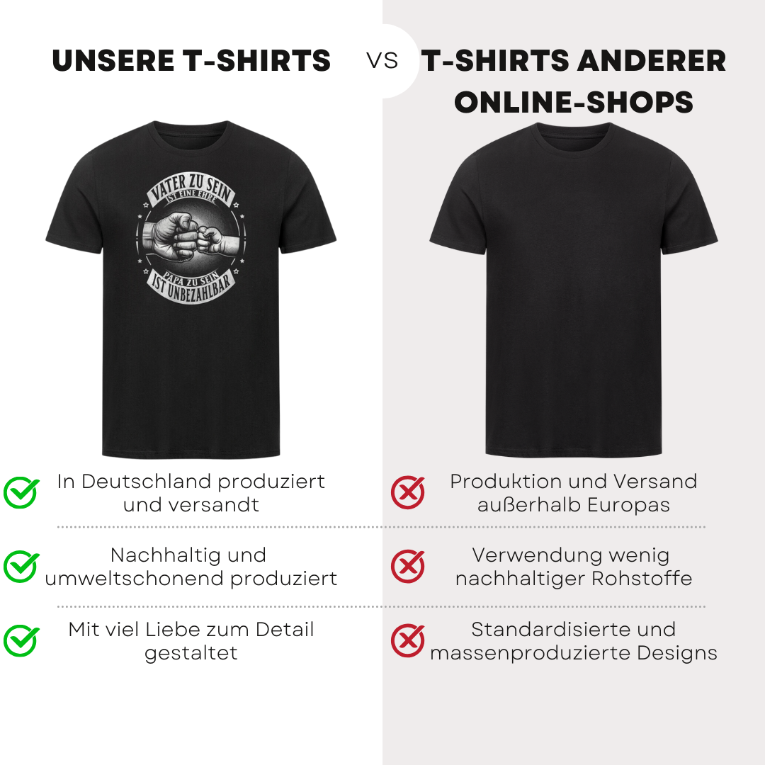 Vater zu sein - Bio T-Shirt