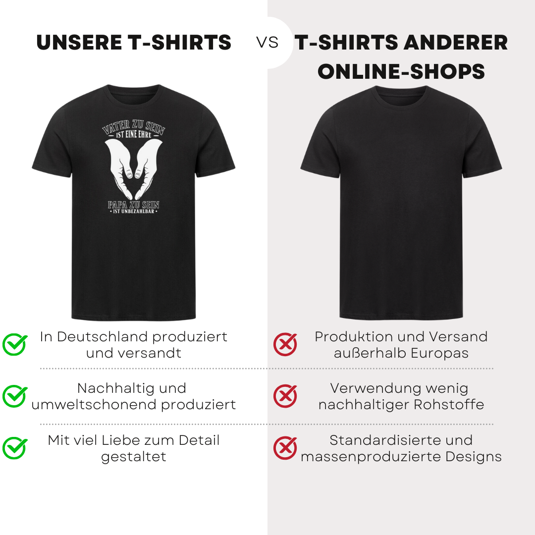 Vater zu sein II - Bio T-Shirt