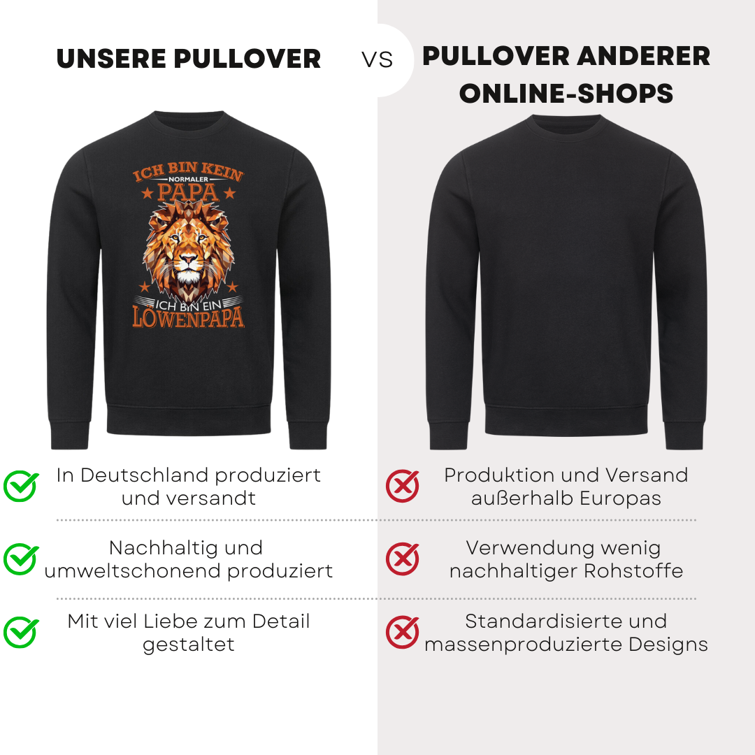 Ich bin kein normaler Papa - Bio Pullover