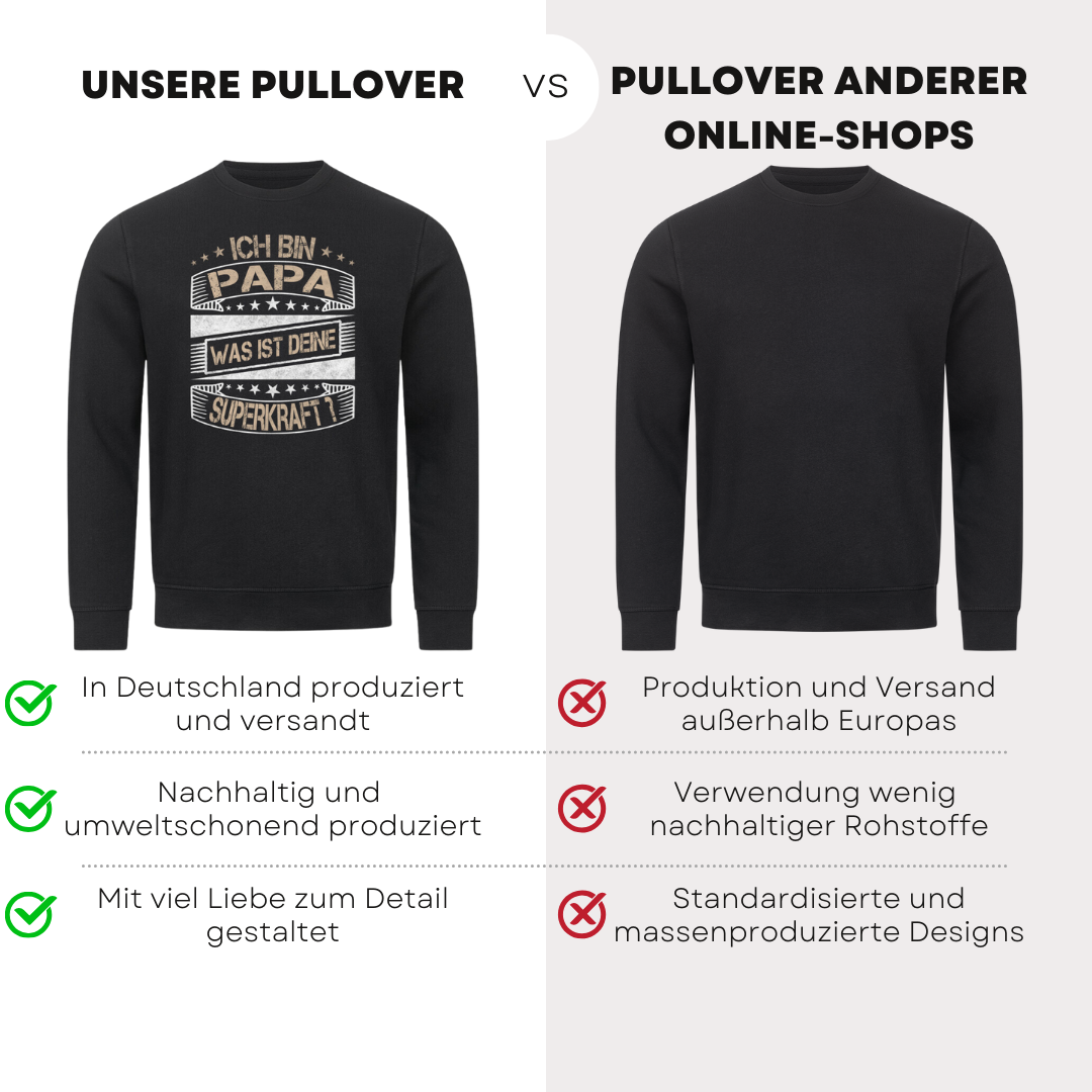 Ich bin Papa - Bio Pullover