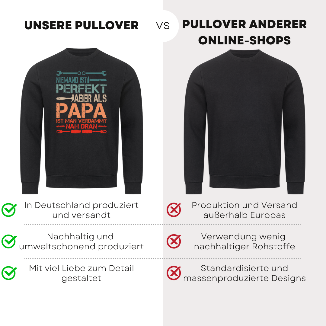Niemand ist perfekt II - Bio Pullover