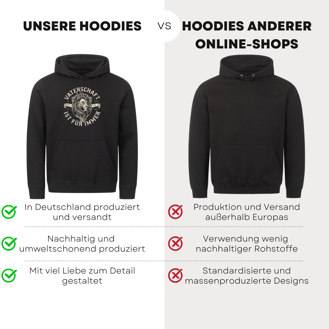 Vaterschaft - Bio Hoodie