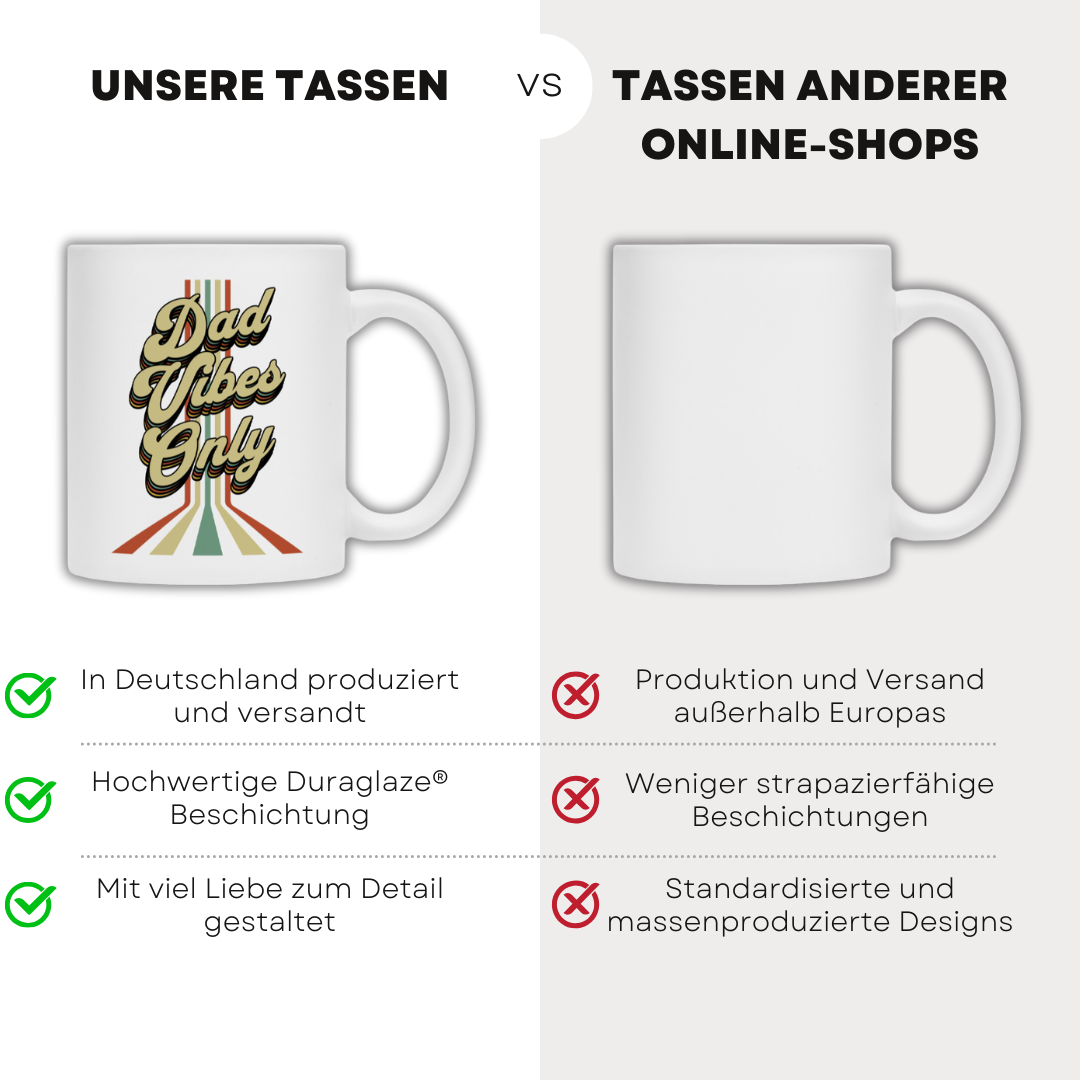 Dad Vibes Only - Tasse