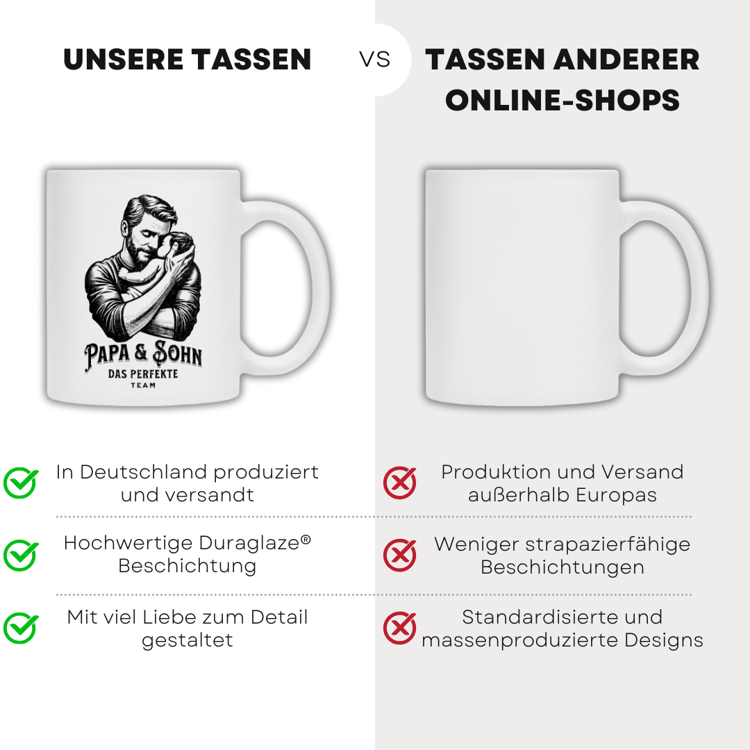 Papa & Sohn - Tasse