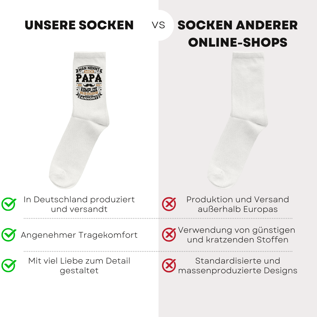 Man nennt mich Papa - Socken