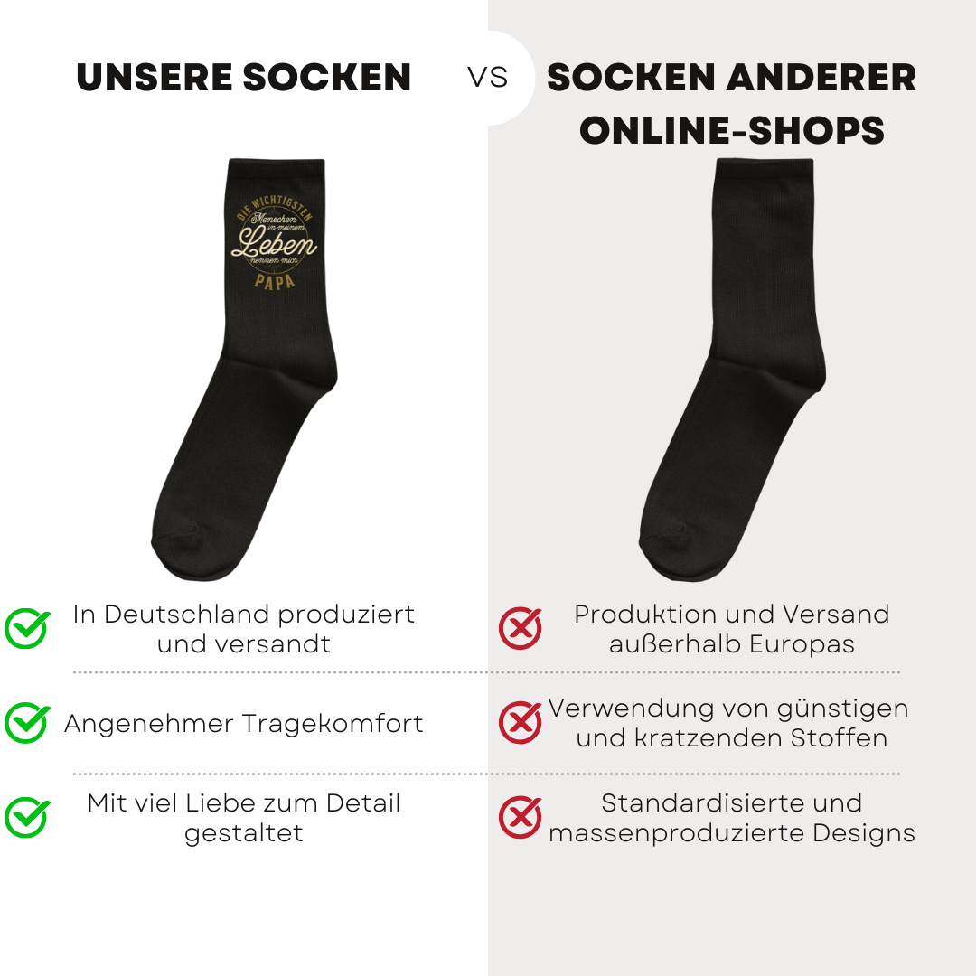 Die wichtigsten Menschen in meinem Leben - Socken