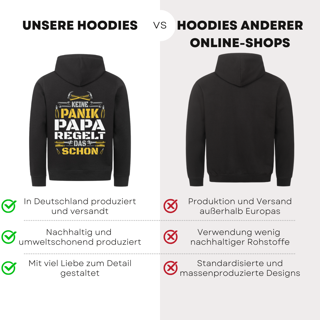 Keine Panik Papa regelt das schon - Bio Hoodie