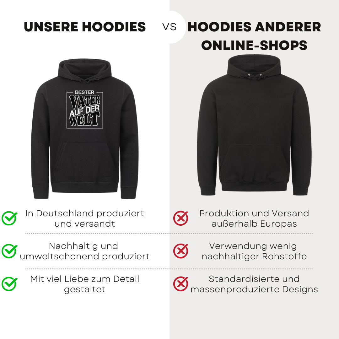 Bester Vater auf der Welt - Bio Hoodie