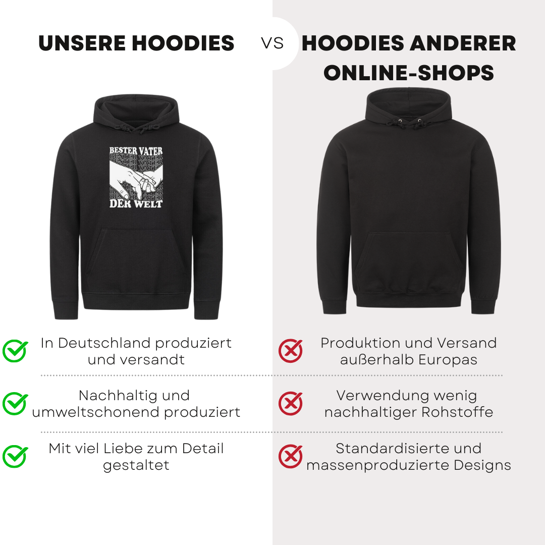 Bester Vater der Welt III - Bio Hoodie