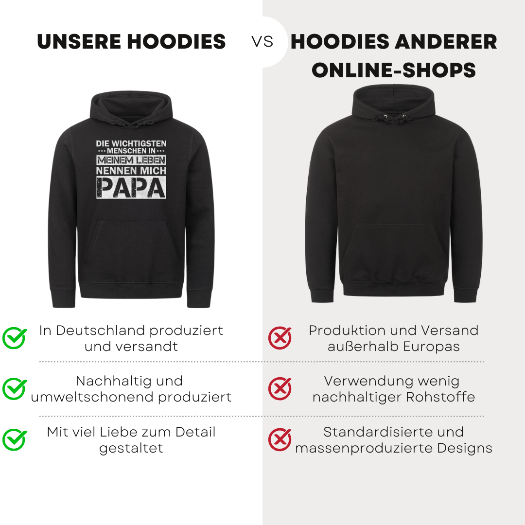 Die wichtigsten Menschen in meinem Leben II - Bio Hoodie