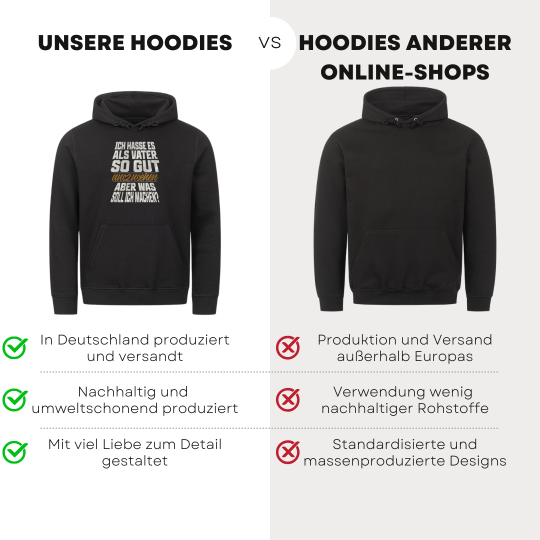 Ich hasse es - Bio Hoodie