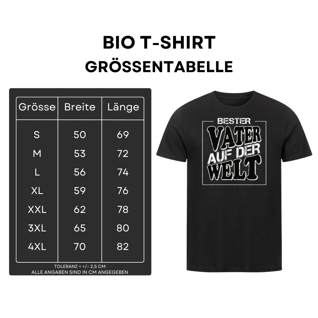 Bester Vater - Bio T-Shirt