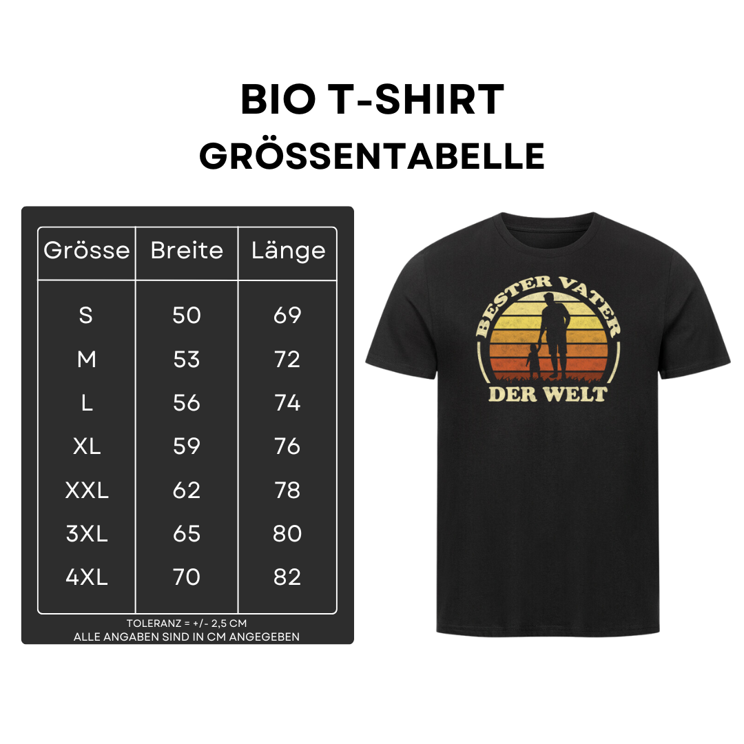 Bester Vater II - Bio T-Shirt