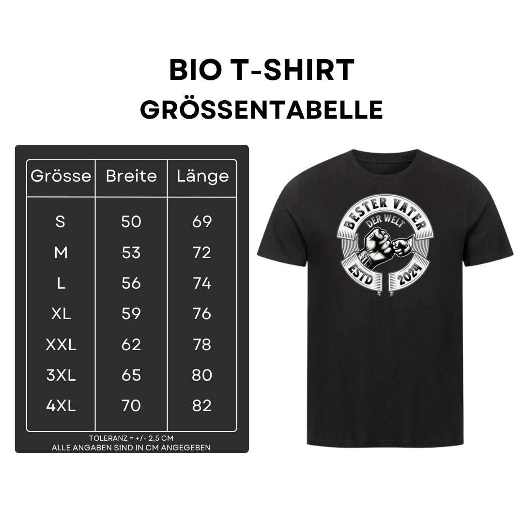 Bester Vater IV - Bio T-Shirt