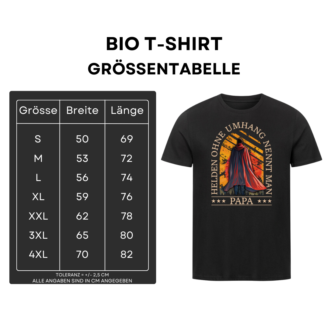 Helden ohne Umhang II - Bio T-Shirt