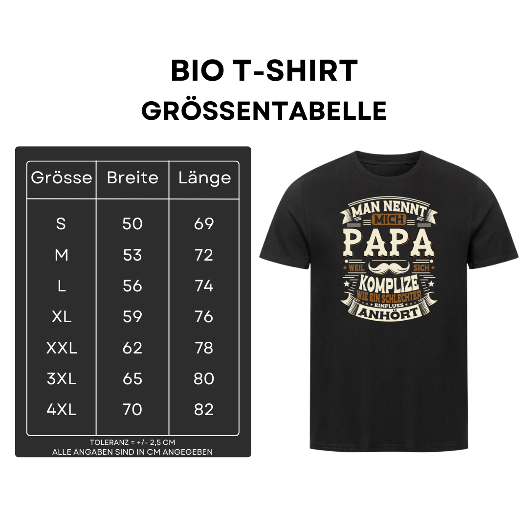 Man nennt mich Papa - Bio T-Shirt