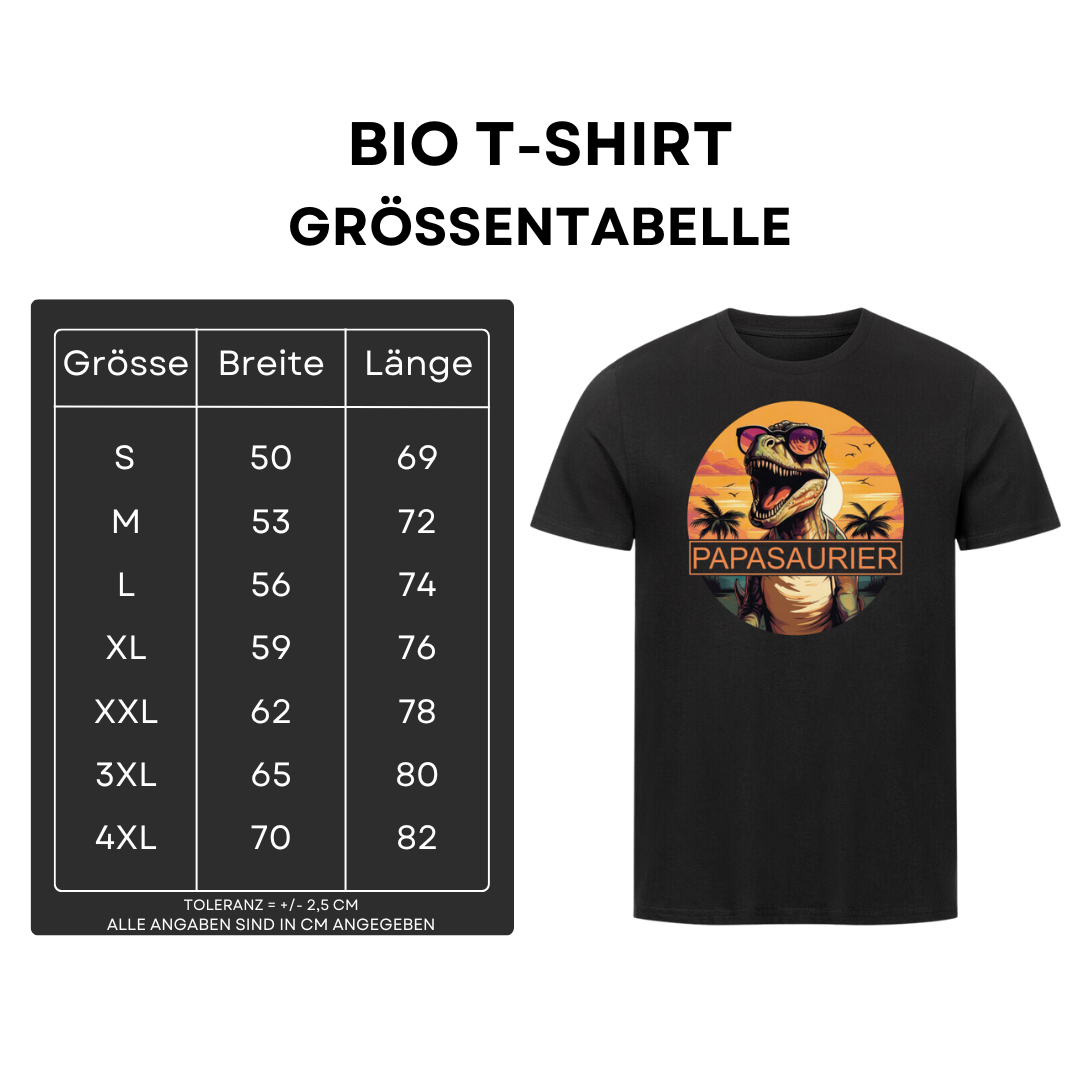 Papasaurier - Bio T-Shirt
