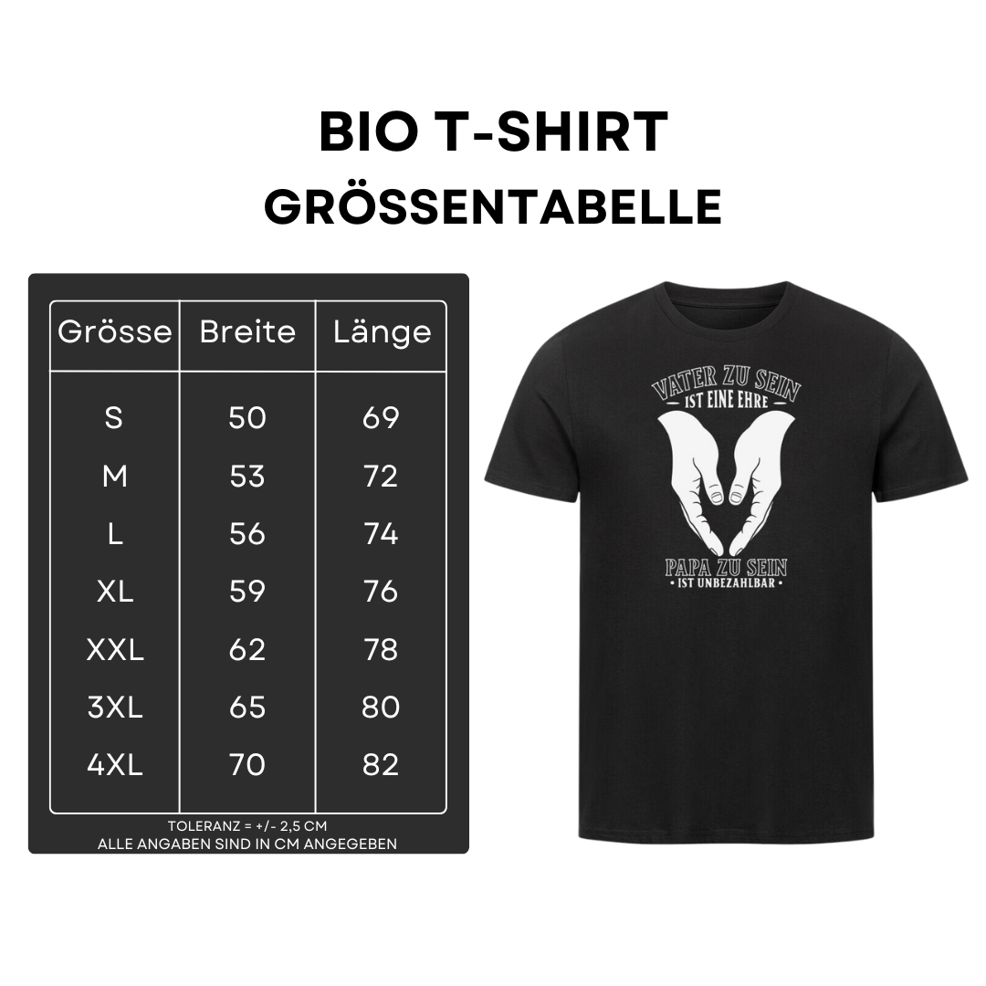 Vater zu sein II - Bio T-Shirt