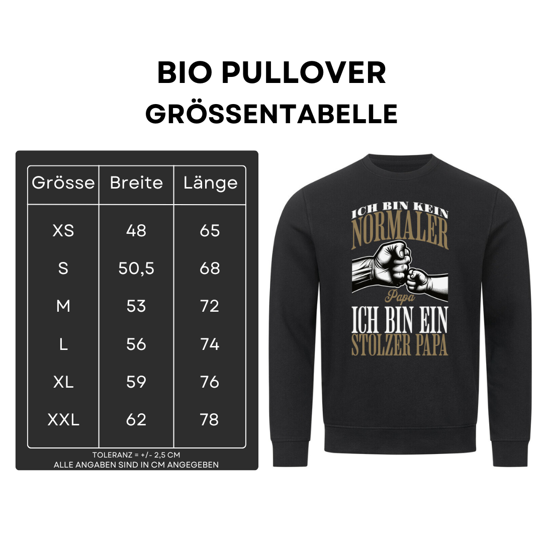 Ich bin kein normaler Papa - Bio Pullover
