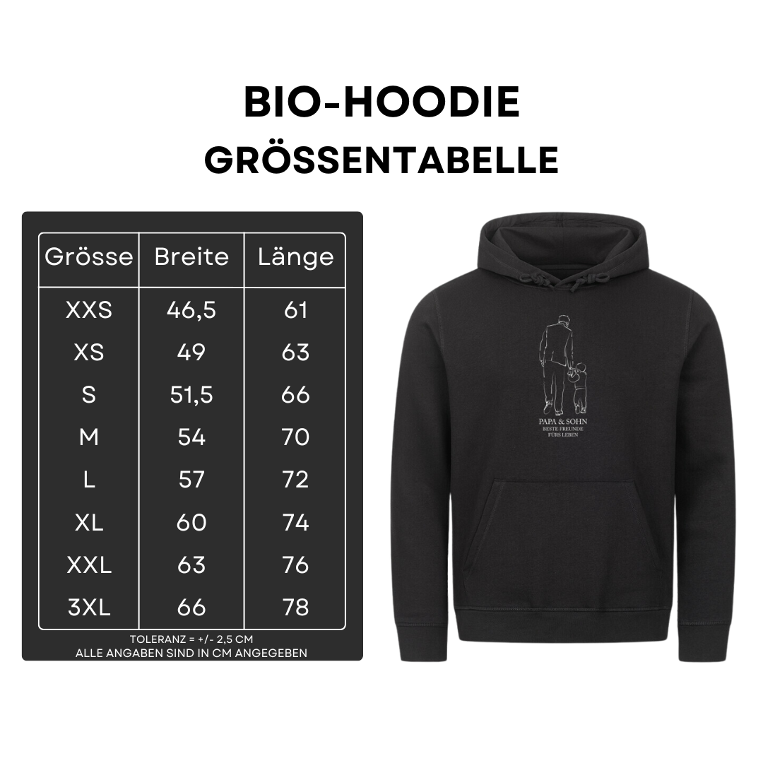 Papa & Sohn II - Bio Hoodie