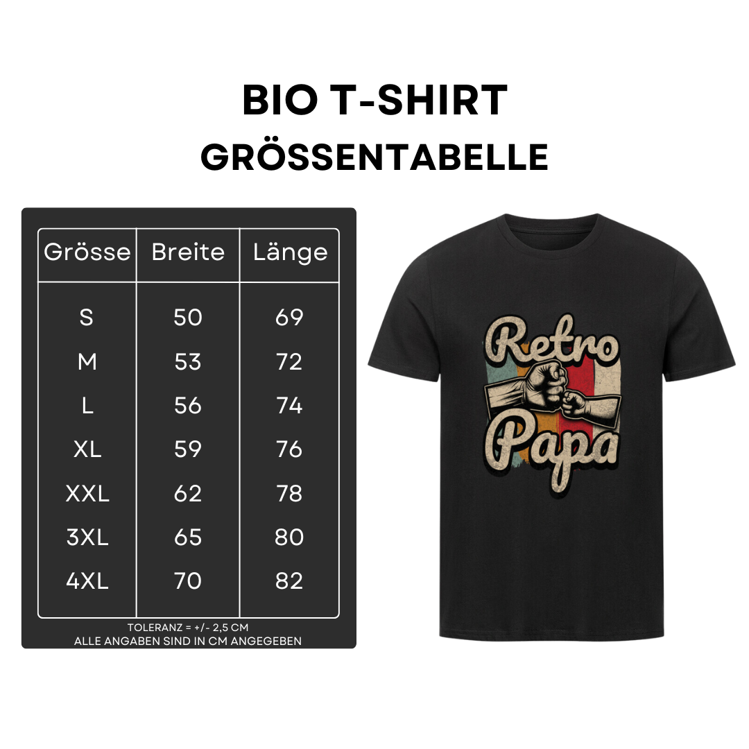 Retro Papa - Bio T-shirt