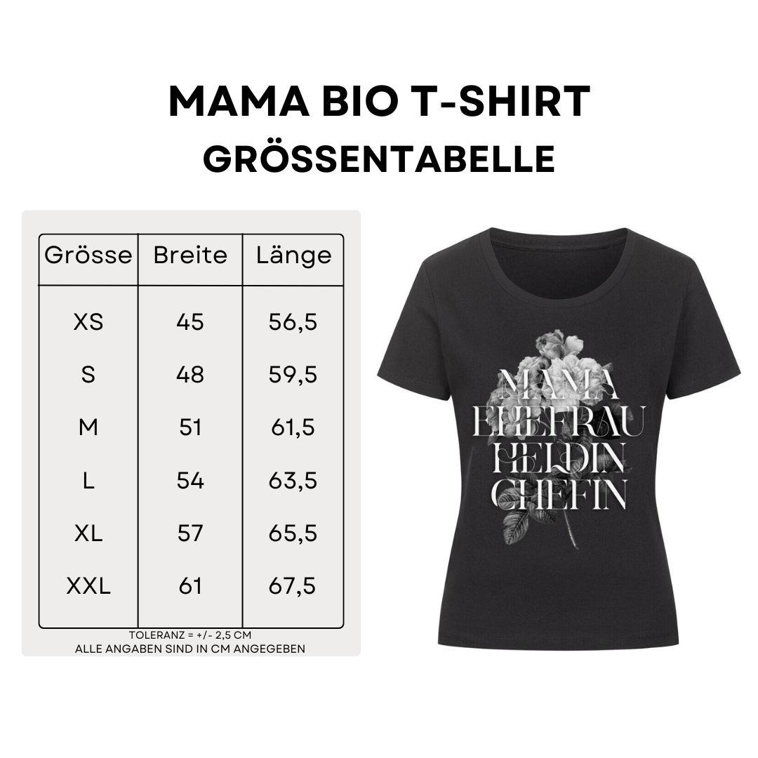 Mama Ehefrau Heldin Chefin - Bio T-Shirt