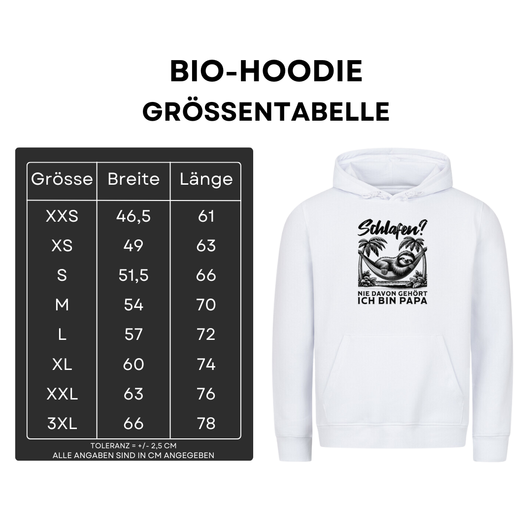 Schlafen? - Bio Hoodie
