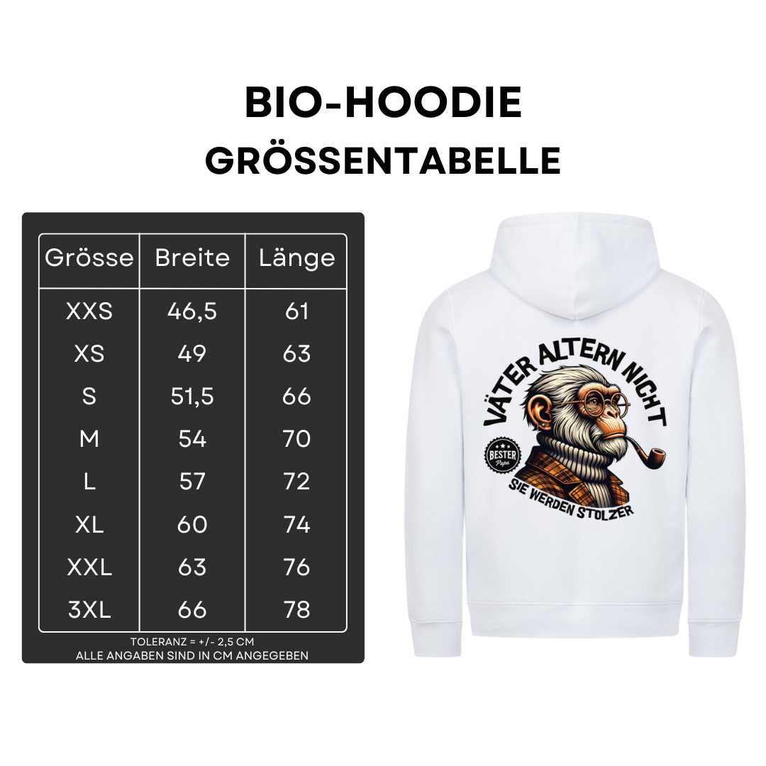 Väter altern nicht - Bio Hoodie