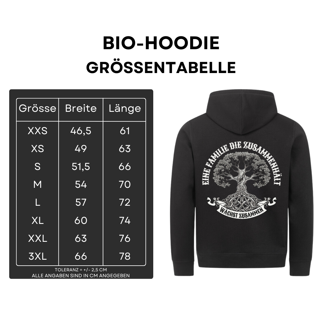 Eine Familie - Bio Hoodie