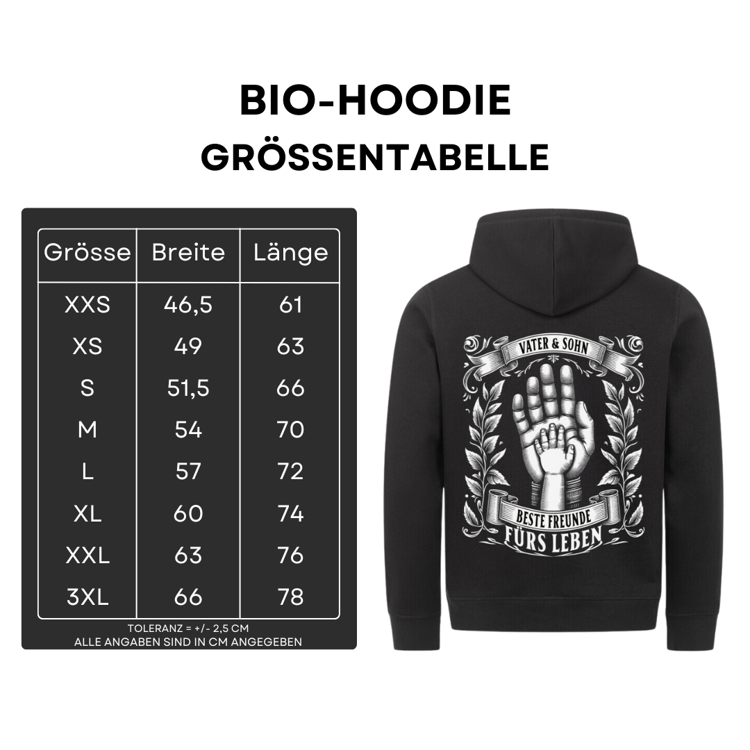 Beste Freunde fürs Leben - Bio Hoodie
