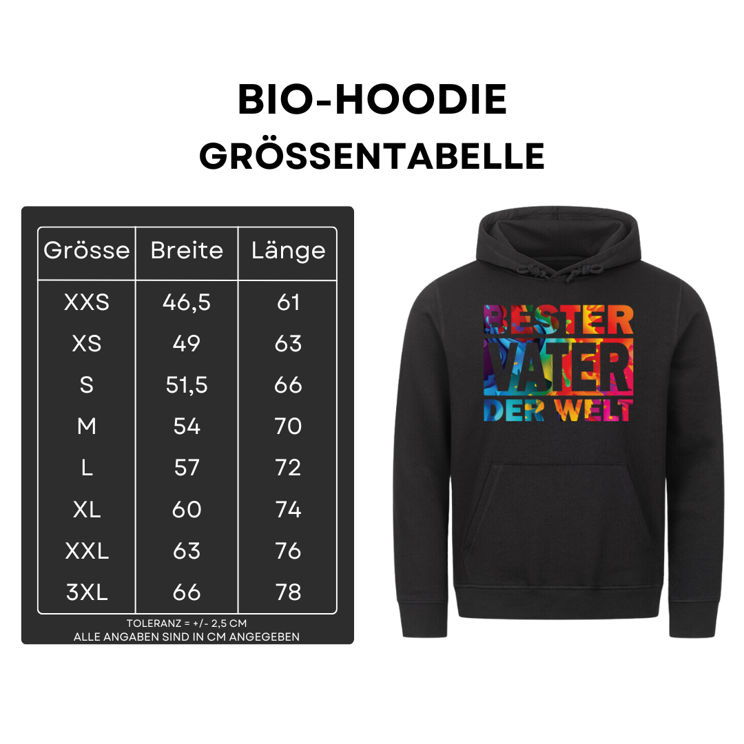 Bester Vater der Welt V - Bio Hoodie